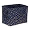 Medium Polyester Rectangle Bin With Gold Dots